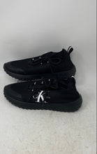 Load image into Gallery viewer, Calvin Klein Womens Patris Black Lace-Up Low Top Round Toe Sneakers Shoes Size 8