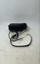Load image into Gallery viewer, Tahari Womens Black White Pebbled Leather Adjustable Strap Crossbody Bag