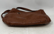 Load image into Gallery viewer, Unbranded Womens Brown Zipped Pocket Adjustable Shoulder Strap Crossbody Bag