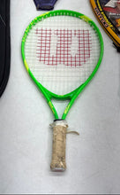 Load image into Gallery viewer, Lot Of 4 Tennis Racquetball Rackets Wilson US Open Rak Attak Slazenger Tattoo