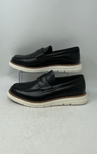 Load image into Gallery viewer, Cusolemore Mens Scmla Black Round Toe Slip-On Penny Loafer Shoes Size 12