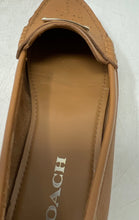 Load image into Gallery viewer, Coach Womens Fredrica A5175 Camel Leather Casual Slip-On Loafer Shoes Size 8.5B