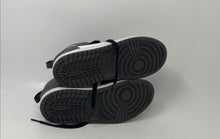Load image into Gallery viewer, Nike Kids Air Jordan 1 Mid Black White Leather Lace-Up Sneaker Shoes Size 3Y