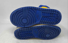 Load image into Gallery viewer, Nike Womens Air Jordan 1 High OG FD2596-700 Blue Yellow Sneakers Shoes Size 6.5