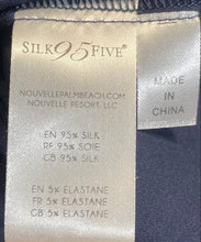 Load image into Gallery viewer, Nouvelle / Silk95Five Womens Blue Pleated Pockets Casual Dress Pants Size L