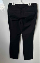 Load image into Gallery viewer, Banana Republic Womens Sloan Black Flat Front Belt Loops Dress Pants Size 4