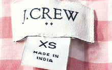 Load image into Gallery viewer, J.Crew Womens Pink White Gingham Long Sleeve Collared Button-Up Shirt Size XS