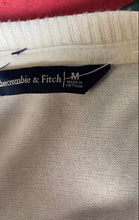 Load image into Gallery viewer, Abercrombie & Fitch Womens Beige Long Sleeve Round Neck Pullover Sweater Size M