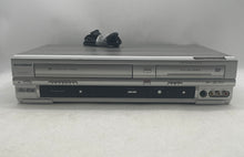 Load image into Gallery viewer, Sylvania DVR90VE Silver VHS DVD Recorder/Video Cassette Recorder Not Tested