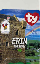 Load image into Gallery viewer, Ty Beanie Baby Green Erin The Bear Ronald McDonald House Retired Plush Toy