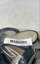 Load image into Gallery viewer, Vince Camuto Womens Aslee Blue Square Toe Slip-On Kitten Slide Sandals Size 10M
