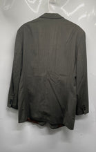 Load image into Gallery viewer, Kasper Mens Green Long Sleeve Notch Lapel Collar Three-Button Blazer Size 42R