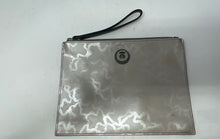 Load image into Gallery viewer, Authentic Tous Womens Gray Printed Leather Zipper Mini Wristlet Wallet