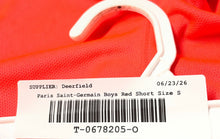 Load image into Gallery viewer, Jordan Boys Red Paris Saint-Germain Pull On Elastic Waist Soccer Shorts Size XS