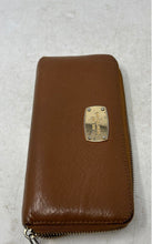 Load image into Gallery viewer, Michael Kors Womens Brown Leather Jet Set Travel Continental Zip-Around Wallet