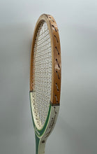Load image into Gallery viewer, MacGregor Dimension 1 Wood Classic Tennis Racket With Leather Wrap Grip