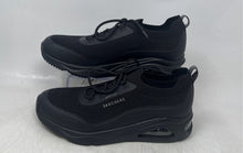Load image into Gallery viewer, Skechers Womens Black Round Toe Low Top Lace-Up Sneaker Shoes Size 8