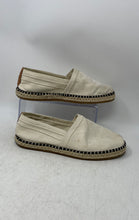 Load image into Gallery viewer, Zara Womens Beige Canvas Closed Toe Espadrille Slip-On Flats Size EUR 42