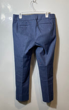 Load image into Gallery viewer, Loft Womens Blue Regular Fit Flat Front Straight Leg Dress Pants Size 6