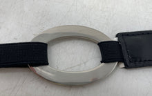 Load image into Gallery viewer, Unbranded Womens Black With Silver-Tone Link Chain Fashion Belt