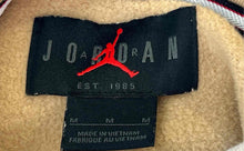 Load image into Gallery viewer, Air Jordan Mens Beige Long Sleeve Pockets Pullover Hoodie Size Medium