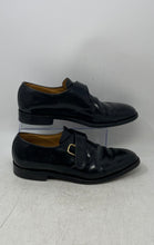 Load image into Gallery viewer, Steed Mens Black Leather Ambassador Collection Monk Strap Dress Shoes Size 11M