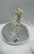 Load image into Gallery viewer, Bouchard Crystal Cinderella Horse Drawn Carriage Ring Pillow Wedding Figurine