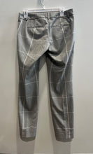 Load image into Gallery viewer, Express Womens Columnist Gray Windowpane Plaid Print Dress Pants Size 2R