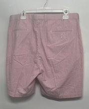 Load image into Gallery viewer, Peter Millar Mens Pink Striped Seersucker Flat Front Golf Chino Shorts Size 38