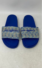 Load image into Gallery viewer, Karl Lagerfeld Womens Hazlet Blue Open Toe Slip-On Slide Sandals Size 9M