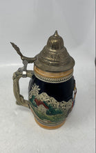 Load image into Gallery viewer, Vintage Western Germany Serving Beer Stein With Metal Lid Marked Tap