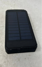 Load image into Gallery viewer, Energizer Black 10000mAh Portable Charger Dual USB USB-C Solar Power Bank