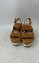Load image into Gallery viewer, Cole Haan Womens Aislin Brown Open Toe Wedge Heel Slingback Sandals Size 7.5B
