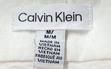 Load image into Gallery viewer, Calvin Klein Womens White Long Sleeve Button Front Blouse Top Size Medium