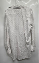 Load image into Gallery viewer, J. Ferrar Mens White Printed Slim Fit Stretch Long Sleeve Dress Shirt Size XL