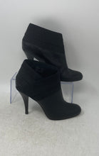 Load image into Gallery viewer, Calvin Klein Womens Hadrian E7006 Black Pull-On Ankle Booties Heels Size 7.5 M