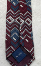 Load image into Gallery viewer, Stafford Mens Multicolor Geometric Silk Adjustable Pointed Tie One Size