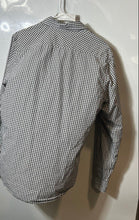 Load image into Gallery viewer, American Eagle Outfitters Mens White Gray Gingham Check Button-Up Shirt Size S/P