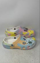 Load image into Gallery viewer, Crocs Mens Classic 208489 Multicolor Round Toe Slip-On Clog Slippers Size 11