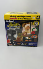 Load image into Gallery viewer, Star Shower Black Window Wonderland Display Projector System In Box Not Tested