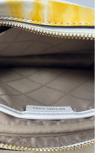 Load image into Gallery viewer, Michael Kors Womens White Yellow Tie-Dye Leather Jet Set East West Crossbody Bag