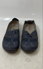 Load image into Gallery viewer, Clarks Womens Haley Stork Blue Leather Slip-On Sneaker Shoes Size 8 M