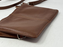 Load image into Gallery viewer, Befen Womens Brown Leather Inner Pockets Adjustable Strap Zipper Shoulder Bag