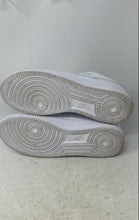 Load image into Gallery viewer, Nike Mens Air Force 1 Low White Leather Low Top Lace-Up Sneaker Shoes Size 12