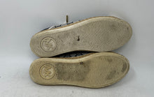 Load image into Gallery viewer, Michael Kors Womens Blue White Signature Print Sneakers Shoes Size 5.5M