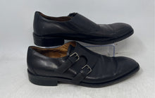 Load image into Gallery viewer, Donald J Pliner Mens Black Leather Double Monk Strap Dress Shoes Size 10.5M
