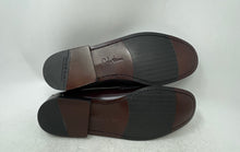 Load image into Gallery viewer, Cole Haan Mens Burgundy Leather Moc Toe Penny Loafer Dress Shoes Size 10 M