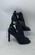 Load image into Gallery viewer, Michael Kors Womens Lawson Black Open Toe Stiletto Ankle Booties Size 8M