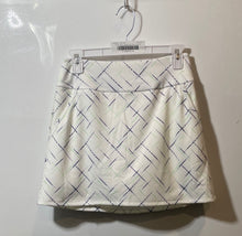 Load image into Gallery viewer, Adidas Womens White Printed Flat Front Stretch A-Line Skirt Size XS
