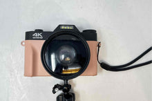 Load image into Gallery viewer, Unbranded Pink Black 4K Ultra HD Digital Camera With Tripod Stand Not Tested